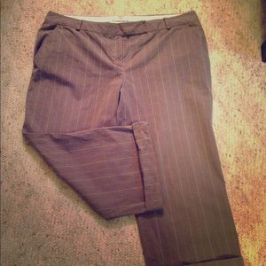 Tommy Hilfiger Pinstriped Ankle Pants